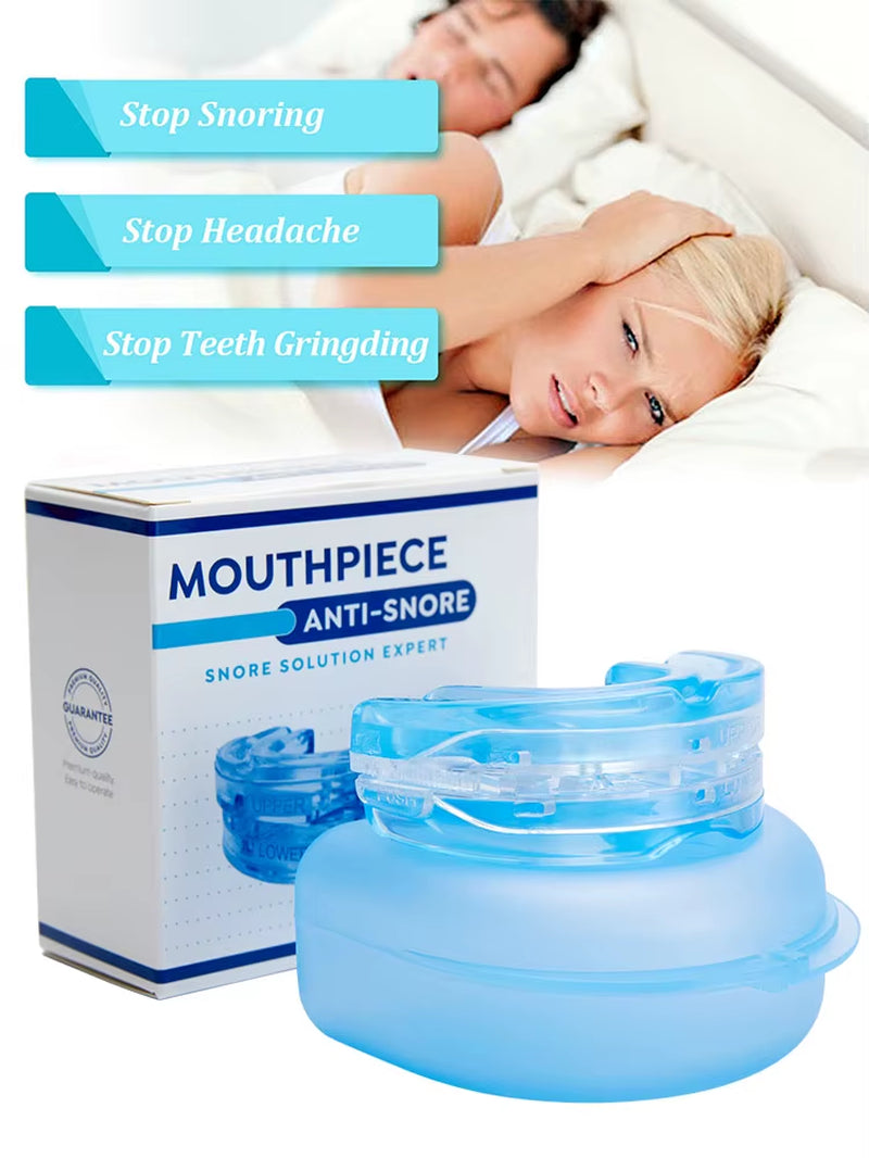 Anti Snoring Bruxism Mouth Guard Improve Sleeping Teeth Bruxism Sleeping anti Snoring and Apnea Snoring Device to Stop Snoring